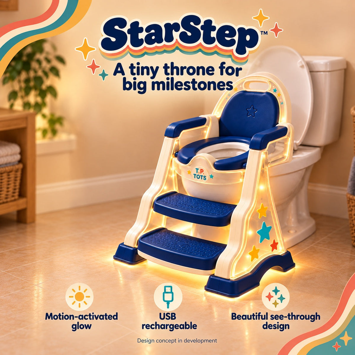 StarStep™: A Tiny Throne for Big Milestones